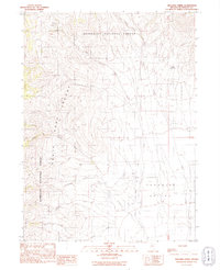 preview thumbnail of historical topo map of Humboldt County, NV in 1991
