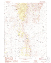 Download a high-resolution, GPS-compatible USGS topo map for Murphy Gap, NV (1986 edition)
