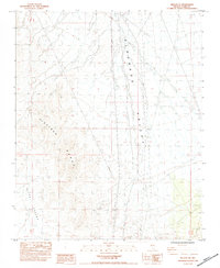 preview thumbnail of historical topo map of Clark County, NV in 1984