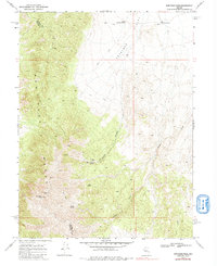 Download a high-resolution, GPS-compatible USGS topo map for New Pass Peak, NV (1984 edition)