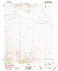 Download a high-resolution, GPS-compatible USGS topo map for Niavi Wash, NV (1984 edition)