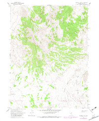 Download a high-resolution, GPS-compatible USGS topo map for Ninemile Mtn, NV (1983 edition)
