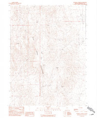 Download a high-resolution, GPS-compatible USGS topo map for Ninemile Summit, NV (1990 edition)