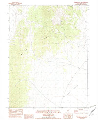 preview thumbnail of historical topo map of White Pine County, NV in 1982