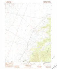 Download a high-resolution, GPS-compatible USGS topo map for Ninemile Well, NV (1982 edition)