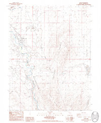 Download a high-resolution, GPS-compatible USGS topo map for Nixon, NV (1986 edition)
