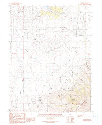 preview thumbnail of historical topo map of Elko County, NV in 1990