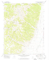 Download a high-resolution, GPS-compatible USGS topo map for Northumberland Pass, NV (1974 edition)