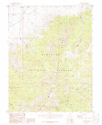 Download a high-resolution, GPS-compatible USGS topo map for Nyala, NV (1986 edition)