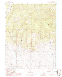 Download a high-resolution, GPS-compatible USGS topo map for Old Mans Canyon, NV (1986 edition)