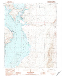 Download a high-resolution, GPS-compatible USGS topo map for Overton Beach, NV (1984 edition)