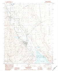 Download a high-resolution, GPS-compatible USGS topo map for Overton, NV (1984 edition)