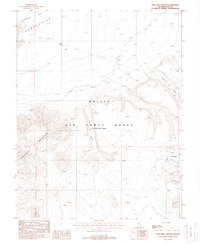 Download a high-resolution, GPS-compatible USGS topo map for Pack Rat Canyon, NV (1988 edition)