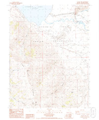 preview thumbnail of historical topo map of Washoe County, NV in 1985