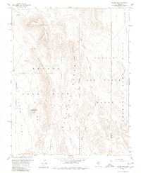 Download a high-resolution, GPS-compatible USGS topo map for Paiute Ridge, NV (1980 edition)