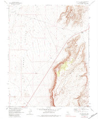Download a high-resolution, GPS-compatible USGS topo map for Palisade Mesa, NV (1984 edition)