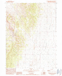 preview thumbnail of historical topo map of White Pine County, NV in 1990
