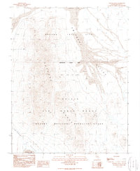 preview thumbnail of historical topo map of Lincoln County, NV in 1989