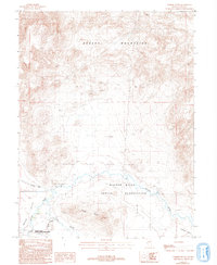 Download a high-resolution, GPS-compatible USGS topo map for Parker Butte, NV (1993 edition)