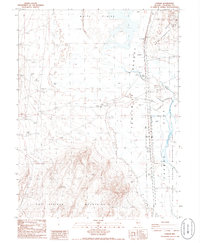 Download a high-resolution, GPS-compatible USGS topo map for Parran, NV (1986 edition)