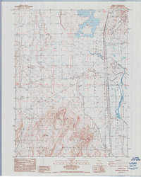 Download a high-resolution, GPS-compatible USGS topo map for Parran, NV (1992 edition)
