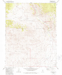 Download a high-resolution, GPS-compatible USGS topo map for Peavine Ranch, NV (1990 edition)