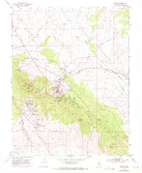 Download a high-resolution, GPS-compatible USGS topo map for Pioche, NV (1971 edition)