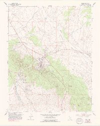 Download a high-resolution, GPS-compatible USGS topo map for Pioche, NV (1993 edition)