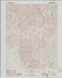 Download a high-resolution, GPS-compatible USGS topo map for Piper Peak, NV (1987 edition)