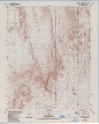 Download a high-resolution, GPS-compatible USGS topo map for Plutonium Valley, NV (1987 edition)
