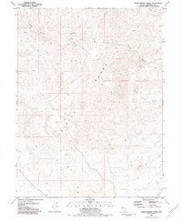 Download a high-resolution, GPS-compatible USGS topo map for Poker Brown Spring, NV (1984 edition)