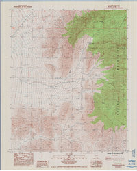 Download a high-resolution, GPS-compatible USGS topo map for Potosi, NV (1985 edition)
