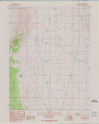 Download a high-resolution, GPS-compatible USGS topo map for Potts Well, NV (1990 edition)