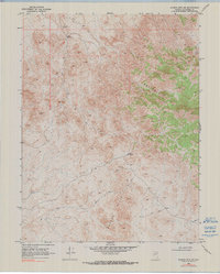 Download a high-resolution, GPS-compatible USGS topo map for Quartz Mtn NW, NV (1990 edition)