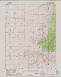 Download a high-resolution, GPS-compatible USGS topo map for Quinn Canyon Springs NW, NV (1986 edition)