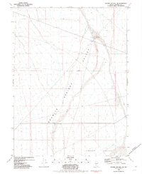 preview thumbnail of historical topo map of Pershing County, NV in 1982