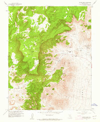 Download a high-resolution, GPS-compatible USGS topo map for Rainier Mesa, NV (1962 edition)