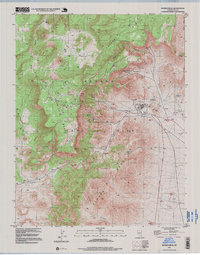 preview thumbnail of historical topo map of Nye County, NV in 1997