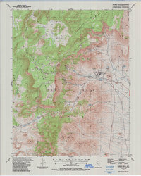 Download a high-resolution, GPS-compatible USGS topo map for Rainier Mesa, NV (1987 edition)