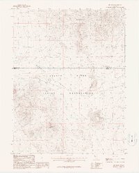Download a high-resolution, GPS-compatible USGS topo map for Red Ridge, NV (1987 edition)