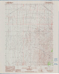 Download a high-resolution, GPS-compatible USGS topo map for Redrock Spring, NV (1990 edition)