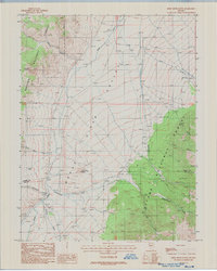 Download a high-resolution, GPS-compatible USGS topo map for Reese River Butte, NV (1988 edition)