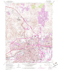 preview thumbnail of historical topo map of Reno, NV in 1967