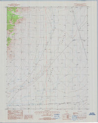 Download a high-resolution, GPS-compatible USGS topo map for Reveille Peak SE, NV (1988 edition)