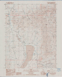 Download a high-resolution, GPS-compatible USGS topo map for Rhyolite Ridge NW, NV (1987 edition)