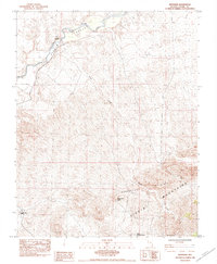 preview thumbnail of historical topo map of Clark County, NV in 1983