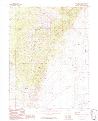 Download a high-resolution, GPS-compatible USGS topo map for Rock Springs Pass, NV (1986 edition)