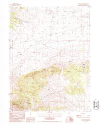 Download a high-resolution, GPS-compatible USGS topo map for Rocky Hills, NV (1986 edition)