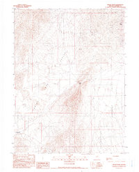 Download a high-resolution, GPS-compatible USGS topo map for Rocky Pass, NV (1990 edition)