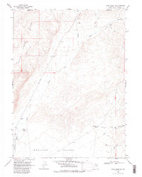 Download a high-resolution, GPS-compatible USGS topo map for Rodeo Creek NW, NV (1986 edition)